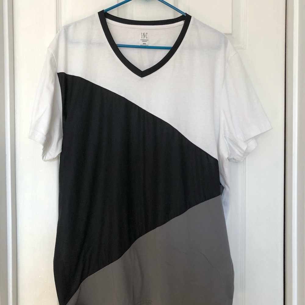 INC color block men’s tshirt size XXL
